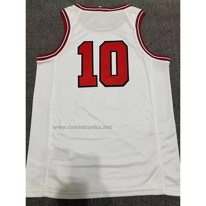 Camiseta Shohoku Sakuragi #10 Blanco